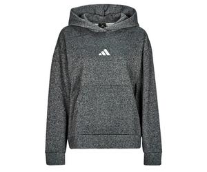adidas Sweatshirt ALL SZN Holiday Glitter Fleece Loose Hoodie in Grey EU M