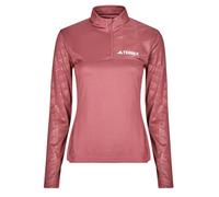 adidas Sweatshirt Multi Half-Zip Long Sleeve Long-Sleeve Top in Bordeaux EU L