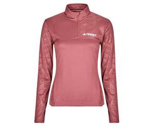 adidas Sweatshirt Multi Half-Zip Long Sleeve Long-Sleeve Top in Bordeaux EU S