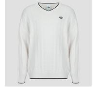adidas Sweatshirts CABLE KNIT CREWNECK SWEATSHIRT in White EU L