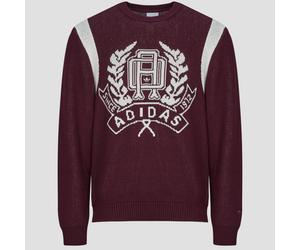 adidas Sweatshirts Regular Knitted Jumper in Red EU M