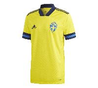 Adidas Sweden Short Sleeve Home Mens Shirt 2019/2020 Colour: Yellow, Size: Small