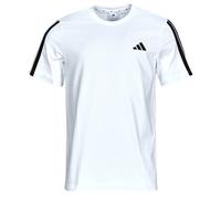 adidas Men's Men 3-Stripes T-Shirt, White, XXL
