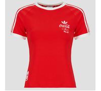 adidas T shirt ADIDAS X COCA-COLA 3-STRIPES T-Shirt in Red EU S