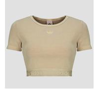 adidas T shirt Essentials Rib Washed T-Shirt in Beige EU S