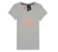 adidas T shirt JG A MHE TEE in Grey 5 / 6 years
