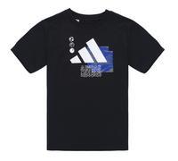 adidas T shirt JI9093 in Black 11 / 12 years