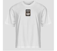 adidas T shirt Leo Oversized T-Shirt in White EU S