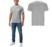 Adidas T Shirt Mens Cotton Originals Three Stripes Embroidered Short Sleeve Tee
