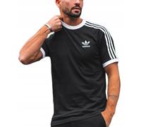 Adidas Originals Men’s 3 Stripes Cotton T-shirt Crew Neck Short Sleeve Top