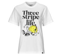 adidas T shirt Positivity Graphic T-Shirt in White EU S
