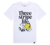 adidas T shirt Positivity Table Graphic T-Shirt in White 9 / 10 years