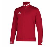 adidas T19 Sports Jacket Mens Football Red Teamwear Hockey Top