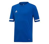 adidas T19 Teamwear Junior Boys Climacool Jersey Tee Shirt (11-12Y, Royal)