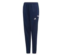 adidas T19 Teamwear Kids Junior Track Pant Trousers (7-8y, Navy)