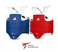adidas Taekwondo Body Armour WT Approved TKD Chest Guard Protector Adult Kids