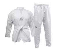 Adidas Taekwondo Dobok Uniform WT Approved Martial Arts Suit White Belt Adults