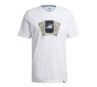 adidas Tarot Bos M Printing Sports Round Neck Short Sleeve White GN8179 XL