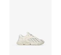 Adidas Taupe Kids Oztral J Logo-patch Mesh and Leather Low-top Trainers 9-10 Years Eur 35.5 /3 Uk Adult