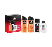 adidas Team Force 4-Piece Giftset Body Wash (2) After Shave Body Spray 8.4oz (2) 3.3oz 2.5oz