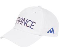 adidas Team France Tech Cap White Running Run Adjustable Hat Mens Womens