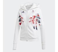 Adidas Team GB Womens Lion Hoodie Size: 14, Colour: White