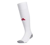 adidas Team Speed Soccer Socks for Men, Women, and Kids (1 Pair) Lightweight and Breathable, Over-The-Calf OTC, White/Power Red/2.0, Medium