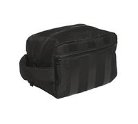 adidas Team Toiletry Kit Travel Shower Bag, Black/White/2, One Size, Team Toiletry Kit Travel Shower Bag