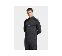 adidas TECH APPAREL 1/4 ZIP Sweatshirt - Black - Mens 3XL