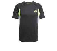 adidas Tech Apparel Colorblock T-Shirt, Recycled Polyester, Black