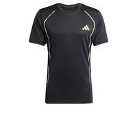 adidas Tech Apparel T-Shirt, Recycled Polyester, Black, Slim Fit, Crewneck