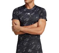 adidas Tech Fit Mens Training Top Black Short Sleeve Gym Excerise T-Shirt