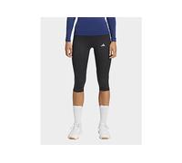 adidas Women's TECHFIT Capri Leggings, dark blue, L