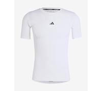 Adidas Techfit Short Sleeve T-shirt White M / Regular Man