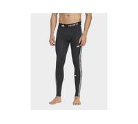 adidas Men TECHFIT Compression Training 3 Stripes Long Tight Black