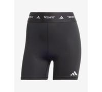 adidas Women's Techfit Short Leggings Tights, Black/White, XL 5 inch