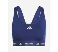 Adidas Techfit Medium Impact Sports Bra Blue XS Woman