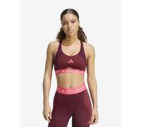 Adidas TechFit Workout bra burgundy pink women - M