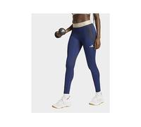 adidas Women's Techfit Workout Color Block 7/8 Leggings Tights, dark blue/legend ink, L