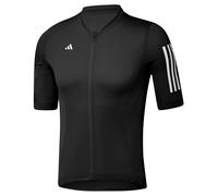 Adidas Tempo 3 Stripes Short Sleeve Jersey S Black