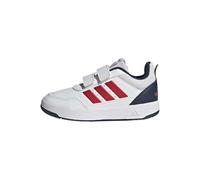 adidas Unisex Kids Tensaur Sport 3.0 Hook and Loop Kids Shoes, FTWR White/Collegiate Red/Collegiate Navy, 10.5 UK Child