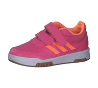 ADIDAS Tensaur Hook and Loop Shoes Non Football, Magenta/Orange/Cloud White, 3 UK Child