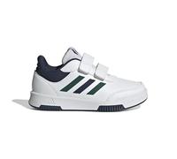 adidas Unisex Kids Tensaur Hook and Loop Shoes, White/Green/Collegiate Navy, 10 UK Child