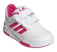 adidas Unisex Baby Tensaur Hook and Loop Shoes, Cloud White/Real Magenta/Black, 7 UK Child
