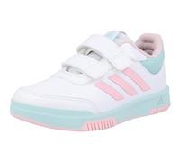 adidas Tensaur Hook and Loop Shoes Running, Cloud White/Clear Pink/Semi Flash Aqua, 1 UK Child