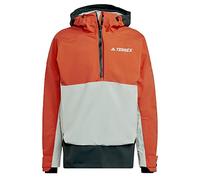 adidas Terrex 2 Layer RAIN.RDY Snow Anorak Men's, Orange, Size M