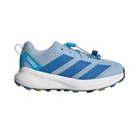 adidas Terrex Agravic Juniors Trail Running Shoes | UK J4 in Glow Blue/Ray Blue/Tent Green