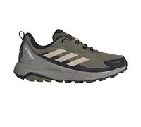 adidas Terrex Mens Anylander Rain Ready Waterproof Hiking Shoes - Olive - Green, Olive Strata/Wonde Beige/Black, Size 7, Men Olive Strata/Wonde Beige/Black