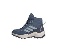 adidas Terrex Ax4r Mid Hiking Shoes Unisex Hiking Shoes, Wonder Steel Magic Grey Shadow Navy, 10.5 Little Kid