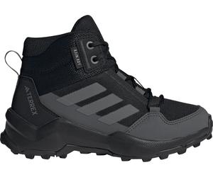 adidas Terrex AX4R Mid RAIN.RDY Junior Walking Boots Black Kids Shoes Offroad